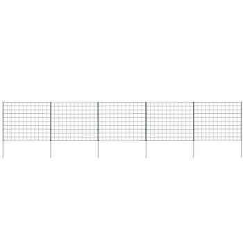 vidaXL Garden Fence Set 77.5x64 cm Green
