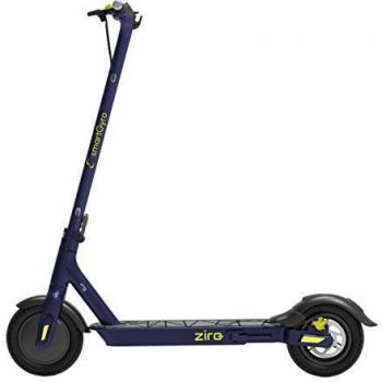 SmartGyro Ziro - Patinete Eléctrico Scooter, Motor de 500W, App para SmartPhone, Ruedas de 10 Neumáticas, Autonomía 25 Km, Plegable, Batería de 8.8 Ah