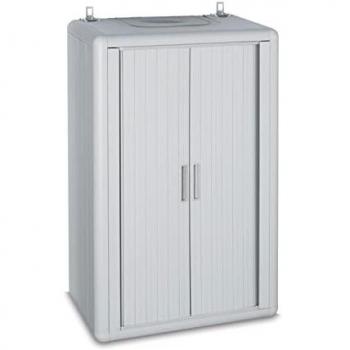 Gabinete Cubierta Caldera PVC Himalaya con Puerta Enrollable
