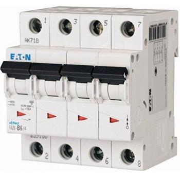 EATON FAZ6-C20/4 Interruptor Automático Magnetotérmico FAZ6, 4P, 20A, Curva C