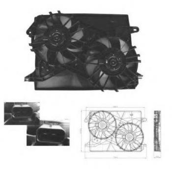 Ventilador de Radiador NRF 47674 para Chrysler 300C, compatible con OE 5137714AA, 5137715AA, 5137717AA, 5174358AA