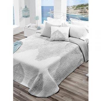 Manterol Colcha Gris Cama 90