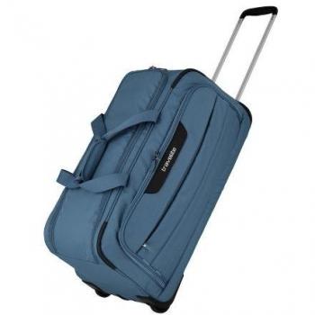Travelite Skaii 63L Lightweight Spacious Wheeled Duffle Bag Blue