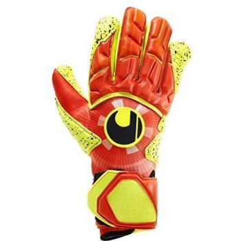 uhlsport Impulse Supergrip Hn Guantes De Portero, Hombre, Dynamic Orange/Amarillo f, 7