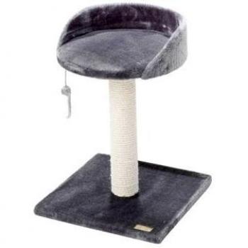 Sofá Rascador Clásico para Gatos - 38 x 38 x 52 cm Gris