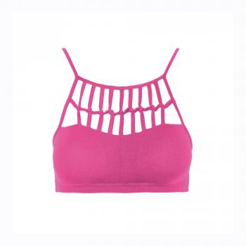 Top deportivo de tirantes regulables y copas con relleno extraíble by VencaStyle