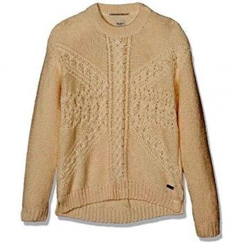 Pepe Jeans Kaori JR PG700625 suéter, Blanco