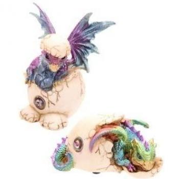 Figura Dragón - Dragón - Bebe Saliendo del Huevo