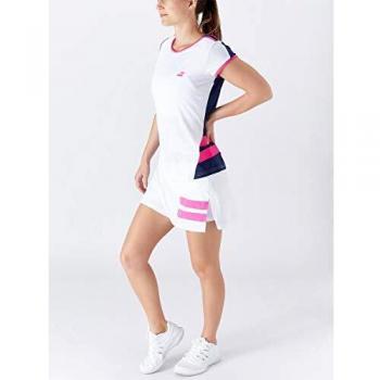 Babolat Performance Panel Rock - Falda para Mujer, Color Blanco, Rosa, XL