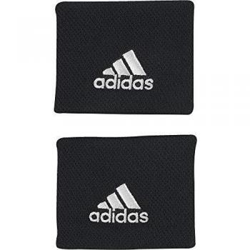 adidas WB S Tennis Wristband, Unisex Adulto, Black/White, OSFM