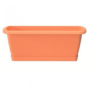 Jardinera para balcón Spa Set - 49x19x15 cm - Terracota, Plástico PROSPERPLAST