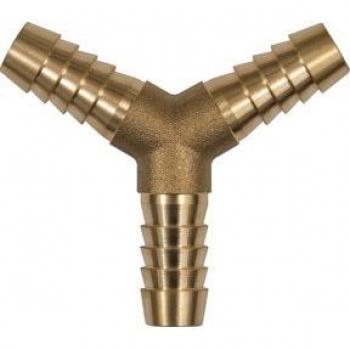 Pieza de Acoplamiento En Y para Manguera LW 13 Riegler - Conexión en forma de Y, compatible con mangueras LW 13, fabricada en material resistente a la corrosión, adecuada para aplicaciones de