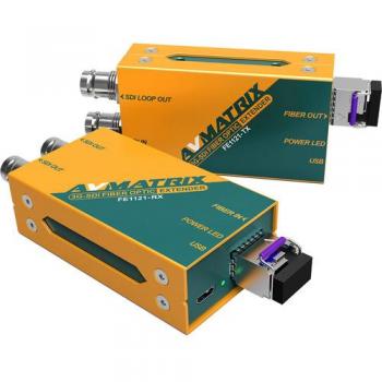 AVMATRIX FE1121 3G-SDI Fiber Optic Signal Extender