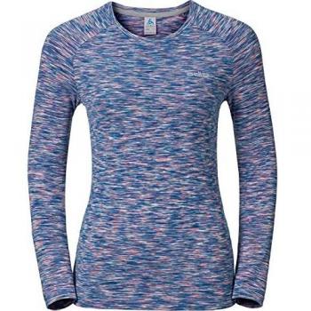 Odlo 221601, Camiseta de Manga Larga Para Mujer, Multicolor