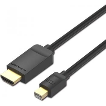Vention HABBG Conversor Mini DP/M – HDMI/M 1.5m Negro