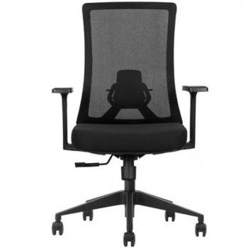 Cromad Silla Ergonómica de Oficina - Ajuste Total al Cuerpo - Soporte Lumbar Ajustable - Reposabrazos en Forma de T - Asiento de Alta Calidad con Función de