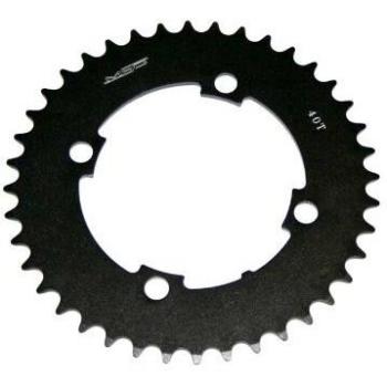MSC Bikes MSC Aluminium CNC 4Brazos 104 mm 42D - Plato de Ciclismo, Color Negro