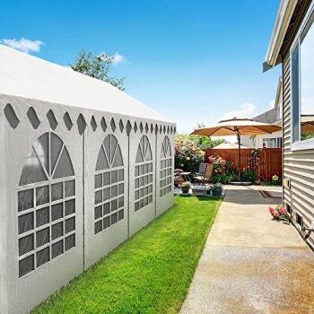 Carpa de Fiestas Blumfeldt Sommerfest 6x12m 500 g/m² PVC Impermeable y Difícilmente Inflamable