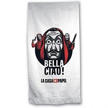 Bella Ciao Microfiber Beach Towel - La Casa de Papel, 70x140cm