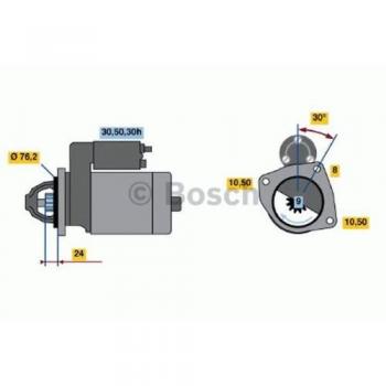 Motor de Arranque Bosch 986014900 - Motor de arranque, marca Bosch, modelo 0 986 014 900, diseñado para proporcionar un arranque eficiente y confiable en vehículos