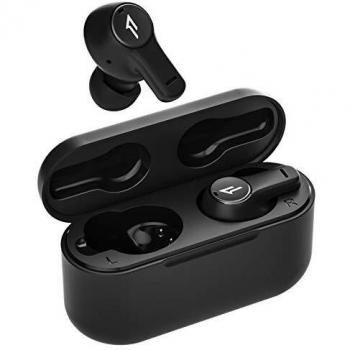 1MORE Auriculares Inalámbricos, Auriculares Bluetooth 5.0, Auriculares Inalámbricos Verdaderos con 4 Micrófonos ENC, Controlar Táctil, 20 Horas de Duración, PistonBuds - Negro