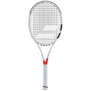 Babolat Pure Strike Vs Tour S Raqueta de Tenis, Unisex Adulto, Blanco/Rojo, 3