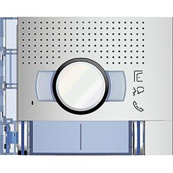 Placa Frontal Audio/Vídeo Sfera Nova 2 Botones Doble Columna Metalizada