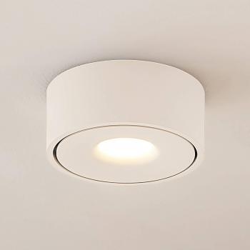 Plafón LED Arcchio Rotari, moderno, blanco, hecho de aluminio, ideal para pasillos