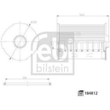 Filtro de aceite FEBI BILSTEIN 184812