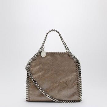 Stella McCartney Women's Falabella Tote Bag in Beige | 391698WP0301, Red Whipstitch Chain Trim Shoulder Bag, Red female, Sizes: ONE SIZE