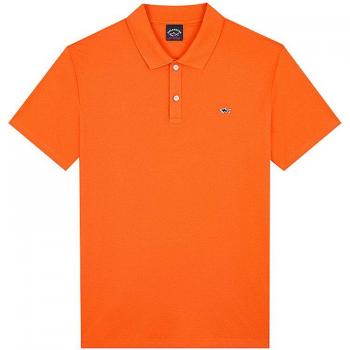 Paul & Shark Men's Orange Polo Shirt Size M