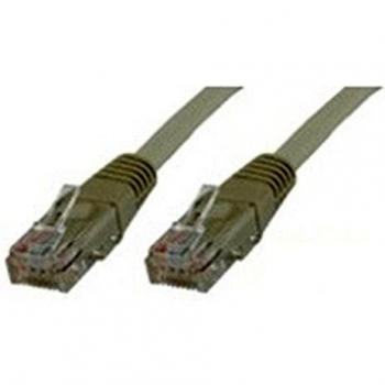 Cable de Red Microconnect Cat5e UTP 1.5m Gris