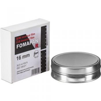 Fomapan R100 16mm Black and White Reversal Film - 30.5 Meter Perforated Roll