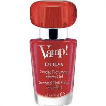 Esmalte de Uñas Pupa Vamp Fragancia Roja Efecto Gel 9ml - Rojo Sensual