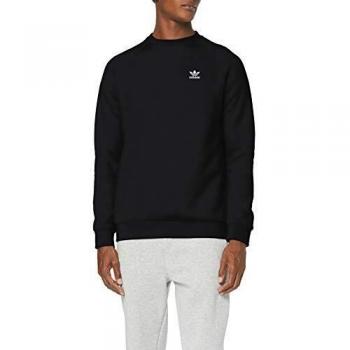 adidas Men's Essential Crew Sweatshirt, Black, M