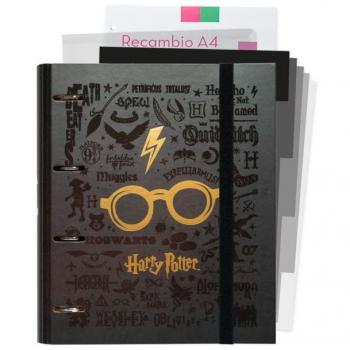 CARPEBLOCK A4 4 ANILLAS PREMIUM HARRY POTTER