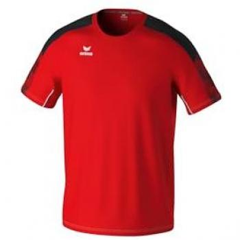 Erima Evo Star Unisex Short Sleeve T-Shirt Red/Black S