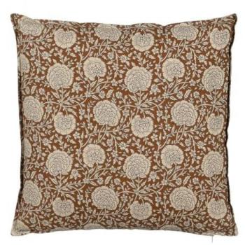 Cojín Lavable de Algodón Marrón Beige 50 x 50 cm - Originalidad para Tu Hogar