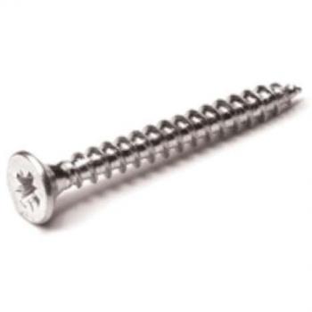Tornillo de Madera Cabeza Plana Pozidriv Zincado DIN 7505-A 30mm x 6mm (Caja de 500 Unidades)