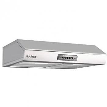 Campana extractora bajo encimera Tornado 60 cm de acero inoxidable con luces LED - Samet
