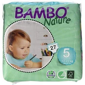 PAÑAL INFANTIL BAMBO NATURE JUNIOR T5 27 U