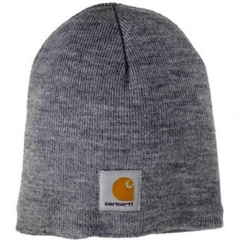 Gorro Tricotado Carhartt con Logo en Gris para Hombre