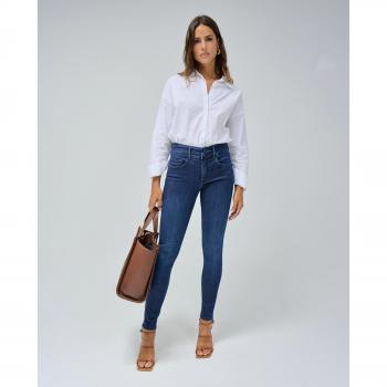 Salsa Jeans Vaquero Pitillo de Mujer Secret Push In Soft Touch Tiro Medio