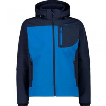 Chaqueta Softshell Hombre CMP Azul 3A01787N con Capucha