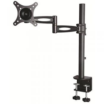 Soporte de mesa para monitor de aluminio en negro para un monitor extensible inclinable 15° girable 360° para Samsung 27 S27E500C