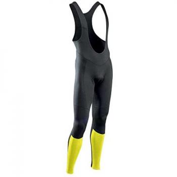 Culote Largo Northwave Force 2 Negro Amarillo Fluo - Talla S