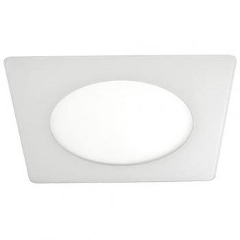 Downlight LED Cuadrado Novo Lux 20W - Alta Luminosidad 1480lm - Fácil Instalación - Cristal y Acrílico Blanco