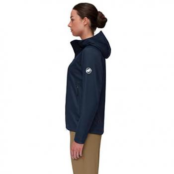 MAMMUT Ultimate VII SO Hooded Women's Softshell Jacket - Marine Blue, Size L