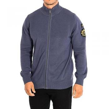 Jersey de Punto de Algodón para Hombre La Martina TMSG30-XC040 - Manga Larga - Color Gris - Talla S