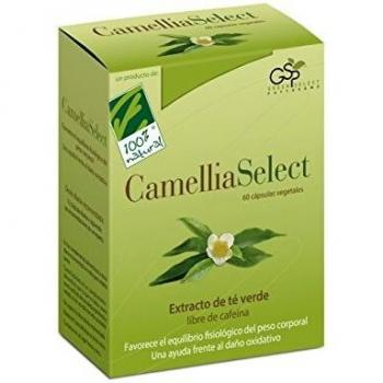 100% Natural CameliaSelect Complemento Alimenticio Te Verde, Vitamina C - 60 Cápsulas
